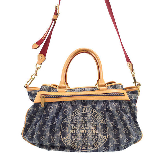 Louis Vuitton Handbags - Louis Vuitton Monogram Denim Cabas Raye Bag